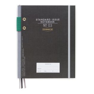 Notatnik 192 strony 'Standard Issue JBE86 - Black' | DESIGNWORKS INK
