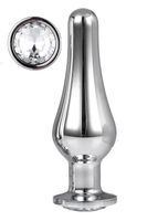 korek analny gleaming love silver pleasure plug l dreamtoys