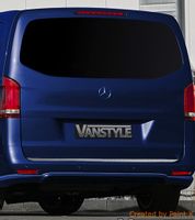 Mercedes-Benz EQV 2020+ Listwa CHROM na Klapę