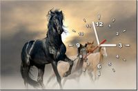 60CM 40CM ZEGAR OBRAZ OGIER DRUK PŁÓTNO RAMA