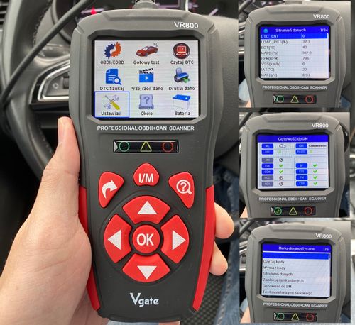 Vgate VR800 Interfejs diagnostyczny Tester OBD2 PL na Arena.pl