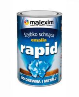 SZYBKO SCHNĄCA EMALIA ALKIDOWA RAPID CZARNY 9005 0.7L