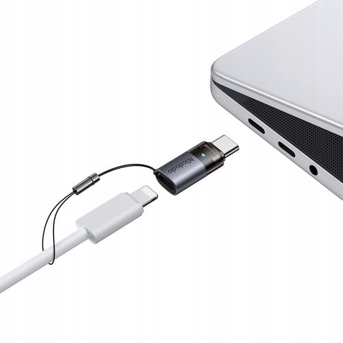 mcdodo adapter przejściówka usb-c usb typ c do lightning iphone 17 pro led na Arena.pl