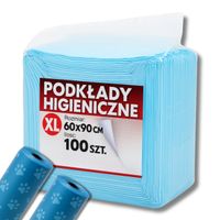 DAZA chłonne podkłady 60x90 cm dla zwierząt 100 szt. higiena + woreczki