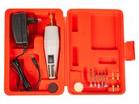 Wiertarka mini szlifierka w walizce z zasilaczem