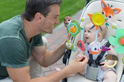 Łuk pałąk muzyczny z zabawkami do wózka Leśna Kraina TINY LOVE pozytywka 0+ na Arena.pl