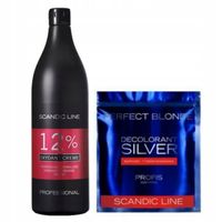 Zestaw SCANDIC Rozjaśniacz do włosów 500g + Utleniacz Oxydant 12% 1000ml
