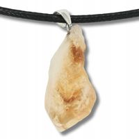 Wisiorek| KAMIEŃ NATURALNY CYTRYN | bryłka | zawieszka | ENERGIA i OPTYMIZM