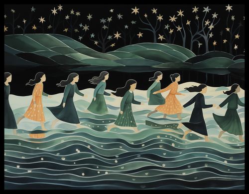 Plakat 65x50cm Nocna Procesja na Arena.pl