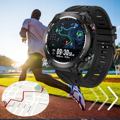 Zegarek męski SMARTWATCH RBN z GPS KOMPASEM BAROMETREM ROZMOWY BATERIA 600 na Arena.pl