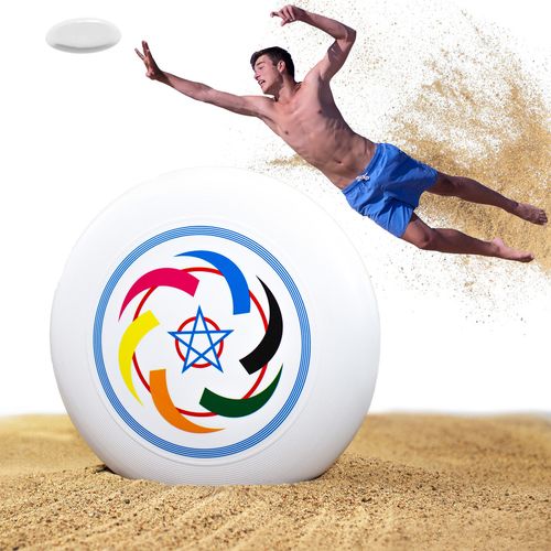 Dysk Do Frisbee Ultimate Latający Do Rzucania Df-02 Biały na Arena.pl