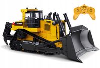 ŁADOWARKA HUINA 1554 ZABAWKA BULDOŻER NA GĄSIENICACH RC DUŻA 1:16