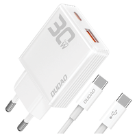 ładowarka sieciowa gan dudao a30eut 30w usb-a / usb-c + kabel usb-c