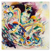 Obraz na płótnie Kandinsky reprodukcje 70x70 cm