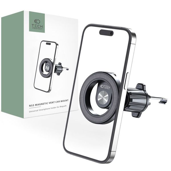 TECH-PROTECT N53 MAGNETIC MAGSAFE VENT CAR MOUNT BLACK zdjęcie 1