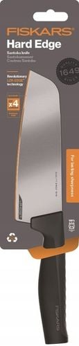 FISKARS NÓŻ SANTOKU HARD EDGE DO SIEKANIA 1051761 na Arena.pl