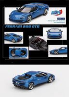 BBR FERRARI 296 GTB 2024 Blu Corsa 1:64