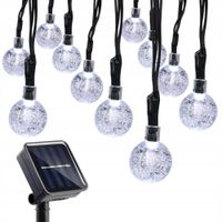 LAMPKI OGRODOWE SOLARNE GIRLANDA ŚWIETLNA WODOODPORNA Quivlox 50 LED 9,5M