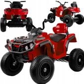 Quad na Akumulator BDM0906 Pompowane Koła Czerwony