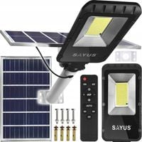 LATARNIA ULICZNA LAMPA SOLARNA LED OGRODOWA CZUJNIK RUCHU 1400W UCHWYT