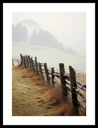 Plakat 25x35cm Spowity Mgłą na Arena.pl