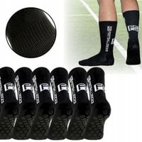 SKARPETY ANTYPOŚLIZGOWE PIŁKARSKIE SKARPETKI SPORTOWE DŁUGIE 34-38 - 3