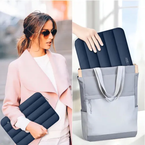torba tech-protett fluffy na laptopa 13-14 - granatowa na Arena.pl