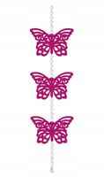 Motyle 2 GIRLANDA zawieszka ozdoba AŻUR dekor fira