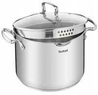Garnek z pokrywą wysoki TEFAL Duetto 22cm indukcja