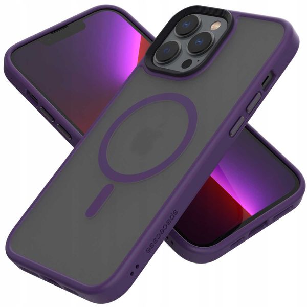 Spacecase Hybrid Mag Iphone 13 Pro Max Purple zdjęcie 3