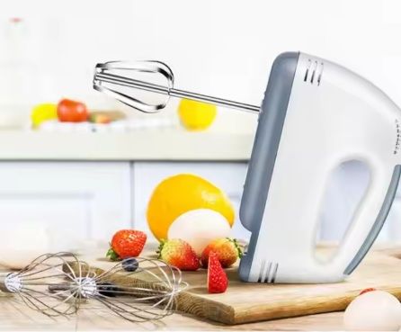 MIKSER RĘCZNY ROBOT KUCHENNY 7 PRĘDKOŚCI + 4 KOŃCÓWKI ZESTAW MOCNY na Arena.pl