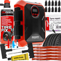 ZESTAW NAPRAWCZY DO OPON KOMPRESOR USZCZELNIACZ SZYDŁO SZNUR 10 X WKRĘTY