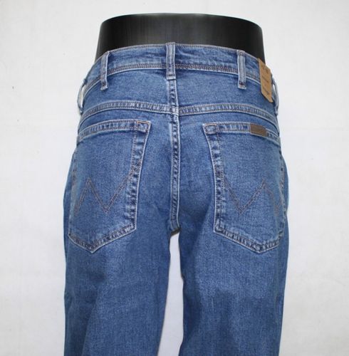 Męskie jeansy Wrangler Regular -Stonewash W10I2333N proste - W31/L32 na Arena.pl