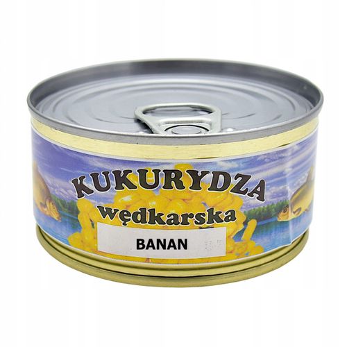 Kukurydza wędkarska w puszce przynęta zanęta 125 g aromat Bananowy na Arena.pl