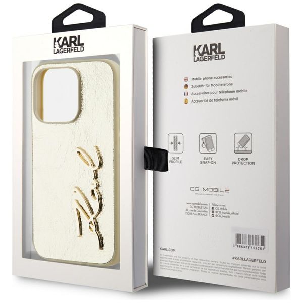 Etui Karl Lagerfeld do iPhone 15 Pro Max, Złoty zdjęcie 8