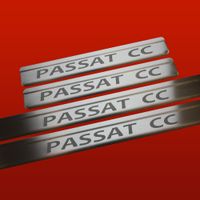 Listwa progowa VOLKSWAGEN PASSAT CC PASSA CC Stal nierdzewna 304 mat 4szt
