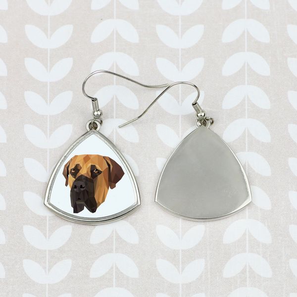 Boerboel kolczyk geometryczny Art-Dog zdjęcie 4