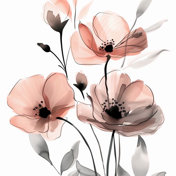 Plakat 70x70cm Subtelny Okaz zdjęcie 1