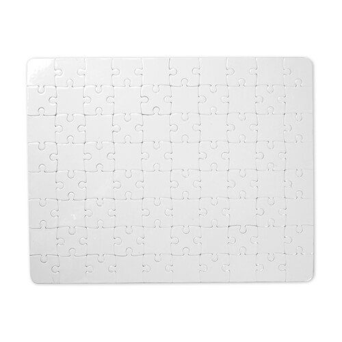 Puzzle 24,5 x 19 cm 80 elementów do sublimacji zdjęcie 1