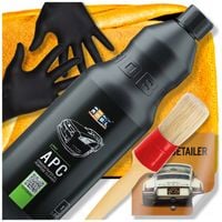 ADBL APC MOCNY UNIWERSALNY ŚRODEK CZYSZCZĄCY ZESTAW AKCESORIA MIKROFIBRA 1L