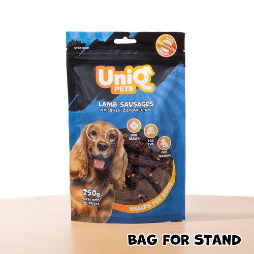 Przysmaki dla psa smaczki kiełbaski z jagnięciny WOOFERS 250g UNIQ PETS na Arena.pl
