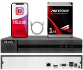 Rejestrator IP do kamer Hikvision / HiLook NVR-104MH-D + DYSK 1TB