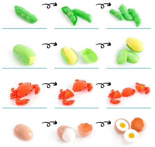 ZESTAW KUCHNIA SKLEP DLA DZIECI DO KROJENIA OWOCE WARZYWA NA RZEP KOSZYK na Arena.pl