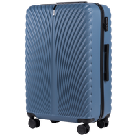 SN120 SWAN, Walizka duża ABS+ L Wings, BLUE