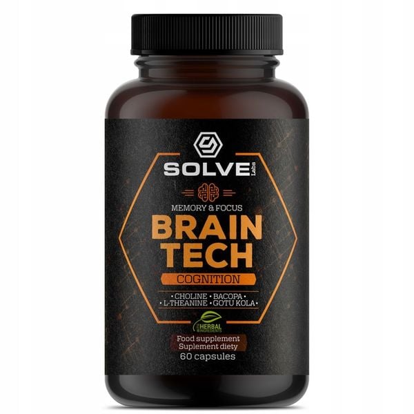 Brain Tech 60 - Solve Labs - Pamięć Koncentracja zdjęcie 1