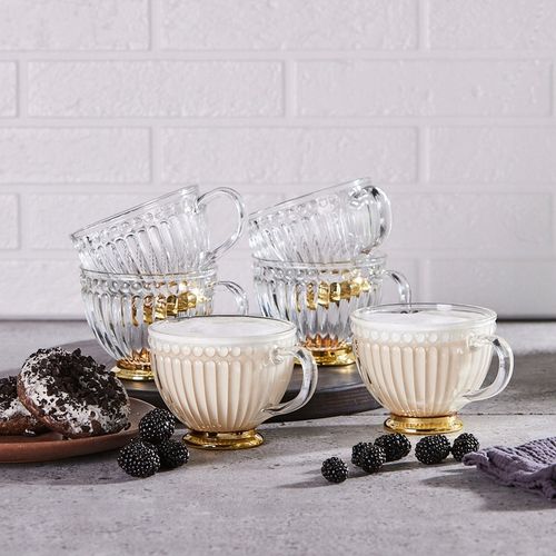 Filiżanki do kawy szklane zestaw filiżanek Altom Design Lily 430 ml 6 sztuk na Arena.pl