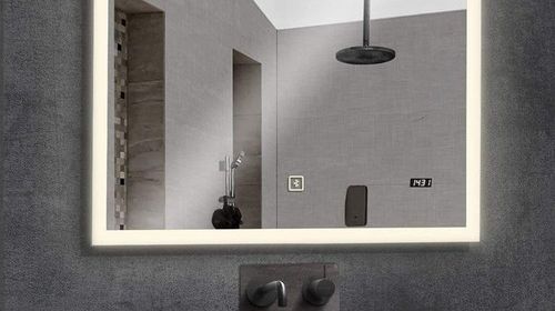 Aquamarin Lustro łazienkowe z oświetleniem LED, 80 x 60 cm na Arena.pl