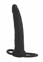 calexotics silicone double rider podwojny model silikonowy czarny