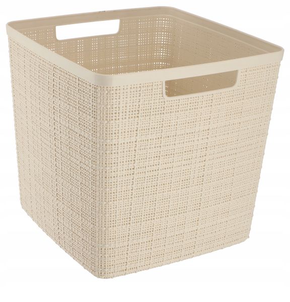 Curver 245374 koszyk okrągły z przykrywką Jute zdjęcie 6