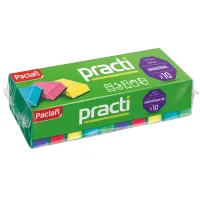 gąbki do zmywania naczyń kolorowe practi 10 szt.